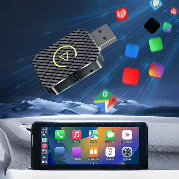 Trådløs CarPlay-adapter for Android Auto USB-dongle Konverter kablet til trådløs Car Play