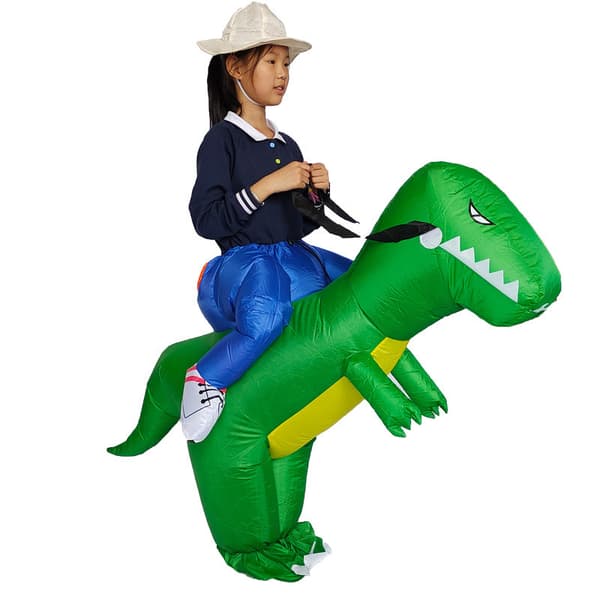 Oppustelig Dinosaur Kostume T-Rex Maskotdragt til Børns Skoleaktiviteter og Begivenheder Tentacle Alien One size fits all