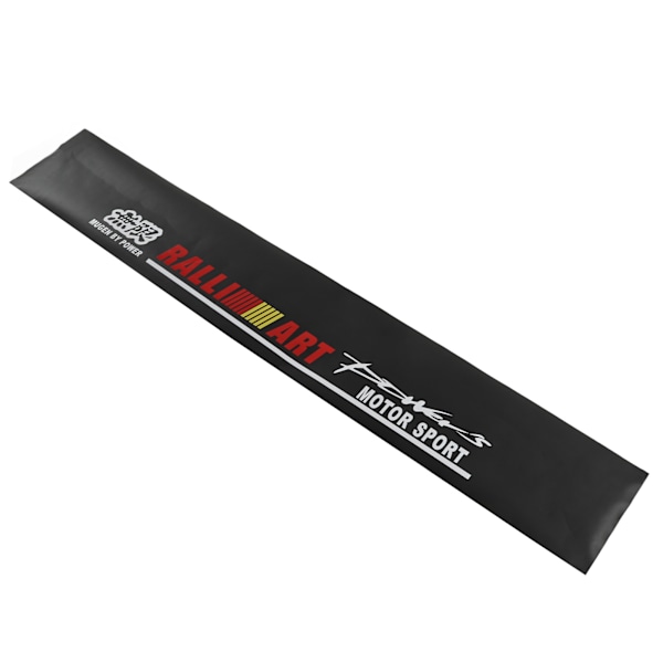 130x21cm Universal PVC Reflekterende Bilmærkat, Dekorative Forrudemærkater med Skraber til Bil Motorsport