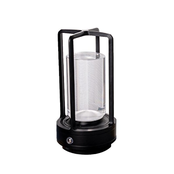 Sladdlös bordslampa, 3 färger steglös dimning LED bordslampa med touchsensorBY Silver