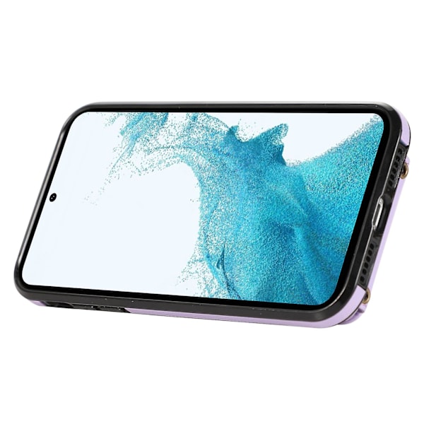 Samsung Galaxy S23+ Cover Rfid Blokerende Mobiltelefon Cover Stativ Tpu+pu Læder Cover