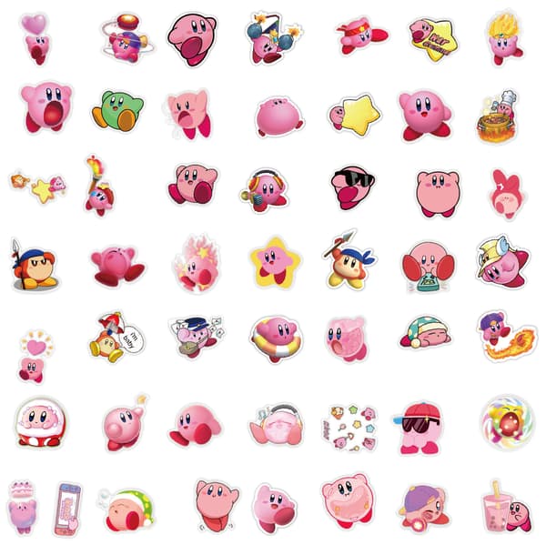 #50 Kirby DIY luovat tarrat#