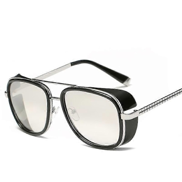 Iron Man 3 Matsuda TONY Stark Aurinkolasit Miehille Rossi Pinnoite Retro Vintage Design Aurinkolasit Oculos Masculino Gafas del UV400 9-XY62-C8