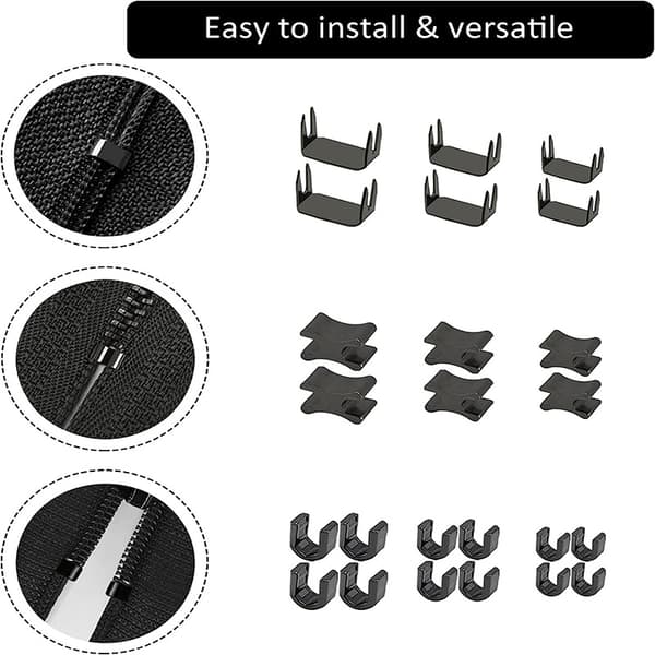 Zipper Pull, Zipper Repair, Zipper Replacement, Coat/Luggage/Suitcase Zipper (3 Sizes: #3/5/8)