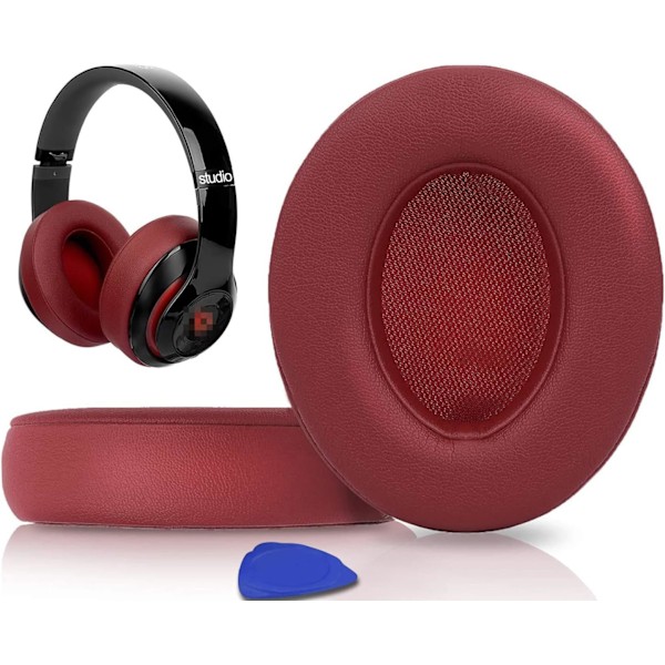 Replacement Ear Pads Cushions for Beats Studio 2 & Studio 3 Wired & Wireless Headphones Soft Protein Leather Ear Pads Noise Isolation Memory Fo