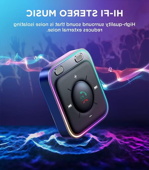 Bluetooth 5.3 AUX-adapter for bil Håndfri samtale HiFi Stereo Audio USB-mottaker