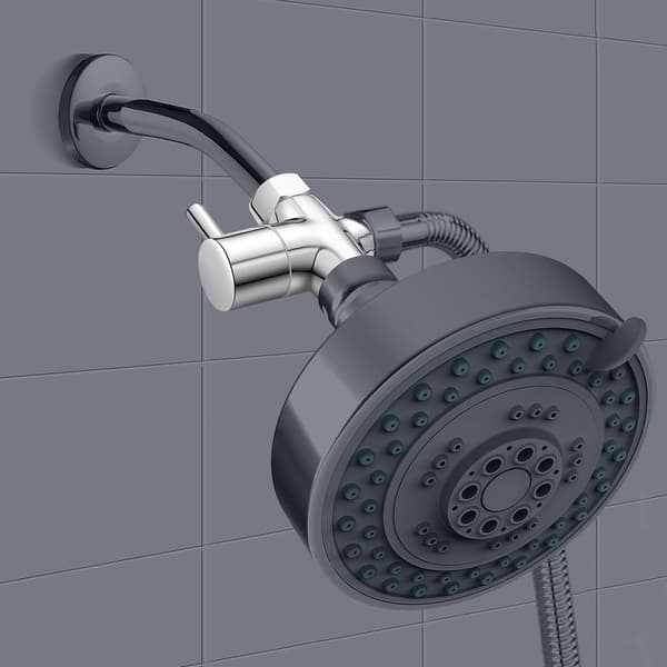 G1/2 Duschomkopplare i Solid Mässing för Handhållet Duschhuvud och Fast Dusch 3-Vägs Universell Badrumsduschsystem Del 20mm Diameter