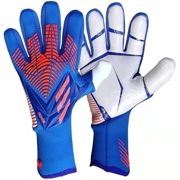 Målmandshandsker Fodboldhandsker til unge Professionelle latex fodboldhandsker til mænd med fingerbeskyttelse til træningskampe C. C. Size8