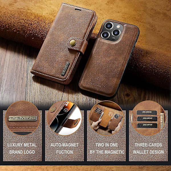 2-in-1 Magnetic Wallet iPhone 16 Case