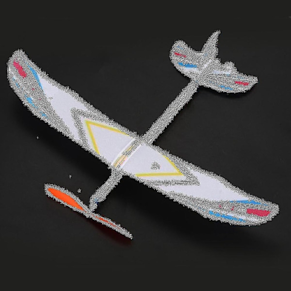 4x Elastiskt Gummibandsdrivet DIY Skumflygplansmodell Kit Flygplan Pedagogisk Leksak