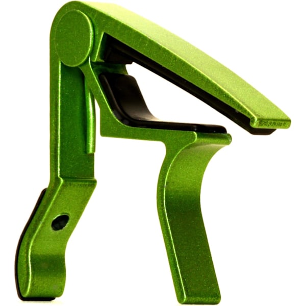 Capo ST Grønn. Hurtigutløsende gitarcapo med triggerfunksjon for alle elektriske og akustiske gitarer, klassisk gitar, ukulele, banjo, mandolin, etc.