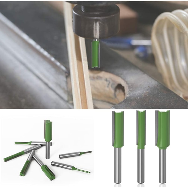 stk. 3 mm 4 mm 5 mm 6 mm 8 mm 10 mm 12 mm 6 mm skaft lige fræsere,