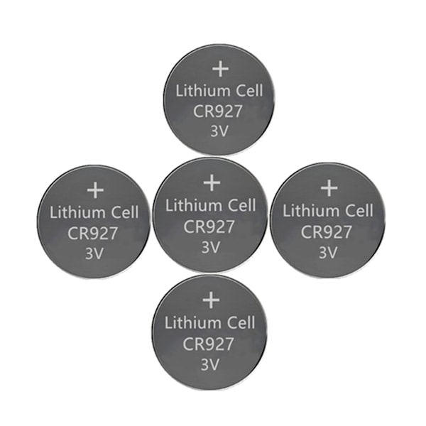 5/10/20 stk CR927 Knapcelsbatterier 3V Lithium Batterier CR 927 til Ure Regnemaskine og Fjernbetjening Legetøj 0.02 5 pieces per card