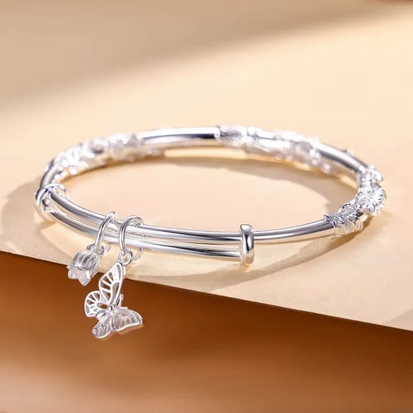 Elegant armbånd med blomstermønster for kvinner, bursdagsgave til venner