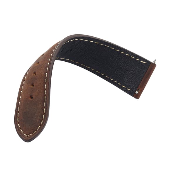 22 mm Retro Urrem Herreur Dameur Universal Quick Release Brun Urtilbehør Urrem