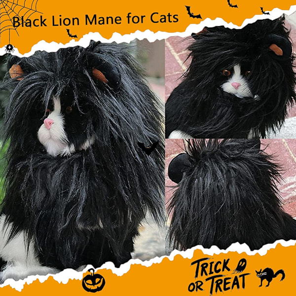 Leo Man Peruukki Lemmikkieläinten Asut Hattu Halloween Joulupukeutumiseen