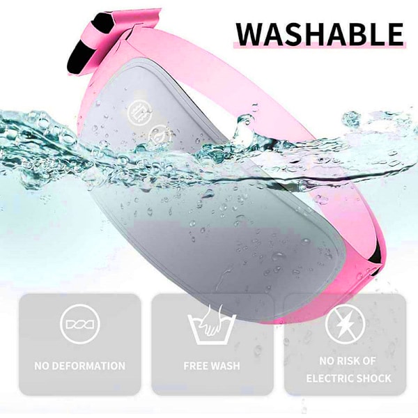 Varmbelte for menstruasjonssmerter, periodesmerter, elektrisk varmbelte for kvinner C