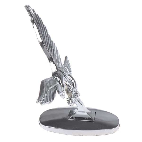 2 st Bil Främre Kåpa Krom Huvprydnad Badge 3D Emblem Ängel Svart 2 st
