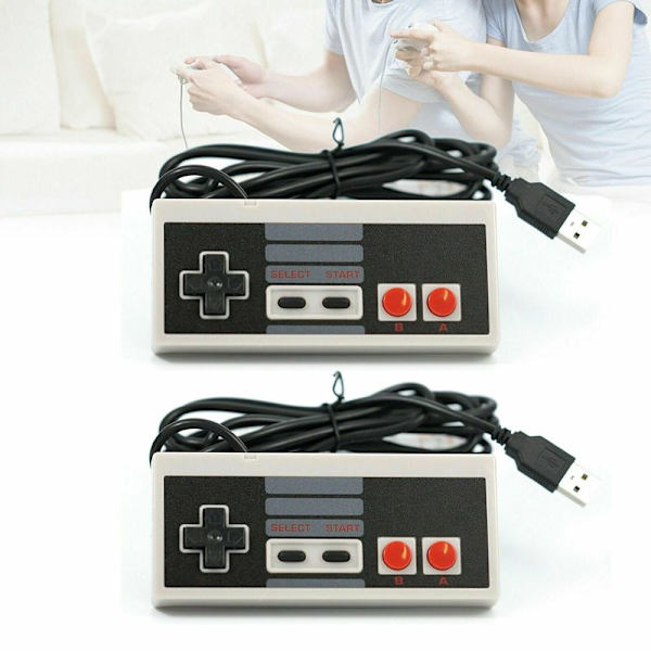 2-pack NES Classic-kontroller för Nintendo Classic Mini Edition, Klassisk