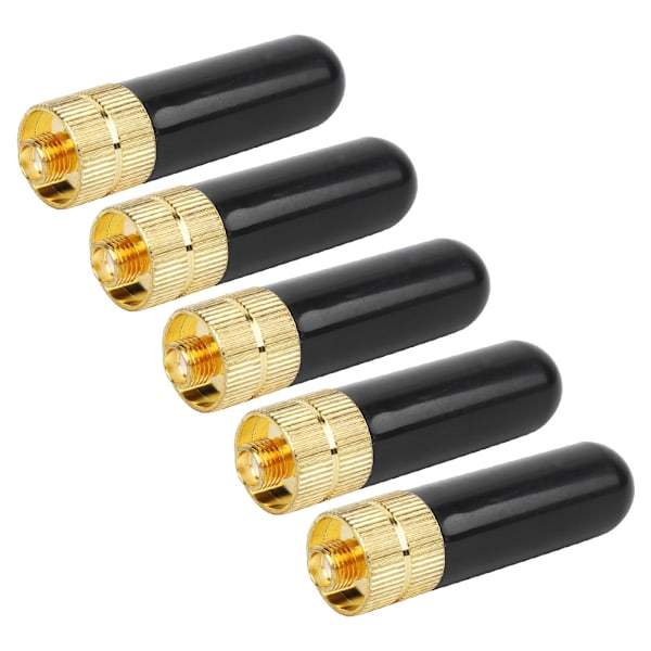 5 stk. Dual Band UHfVHF SMA Hunnkontakt Antenne for Baofeng UV-5R BF-888S UV-82 UV-5RA UV-5RE TK3107 2107 0.2
