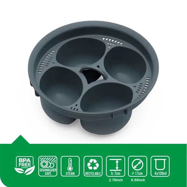 4 in 1 Munankeitin Thermomix TM5 TM6 Munan Keittotyökalu Munahöyrystin Muotti Tarjotin Teline Keittiön Leivontamuotti Ruoanlaittovälineet
