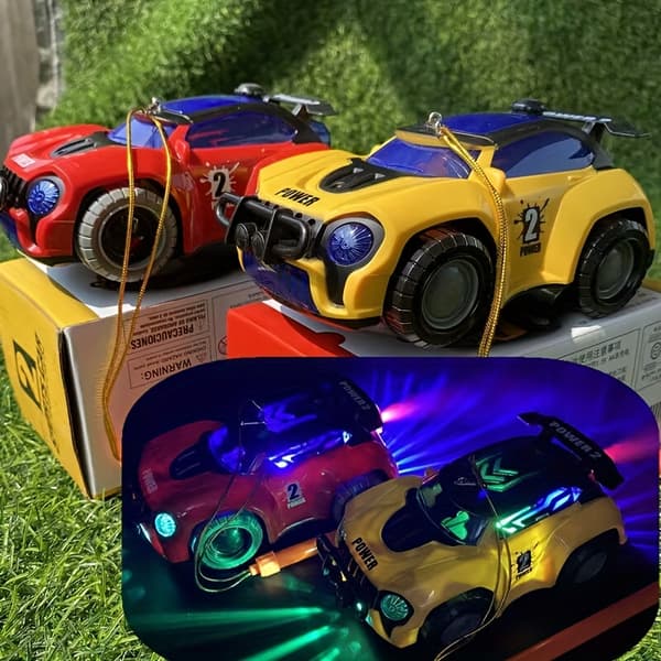 Multifunksjonell Elektrisk Racerbil Leke med Lys, Perfekt Gave til Gutter og Jenter 1pc Red