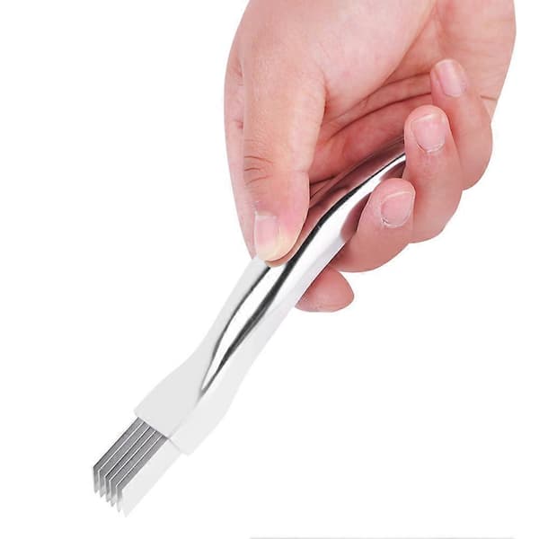 Stainless Steel Onion Slicer Scallion Cutter Vegetable Chopper Kitchen Utensil