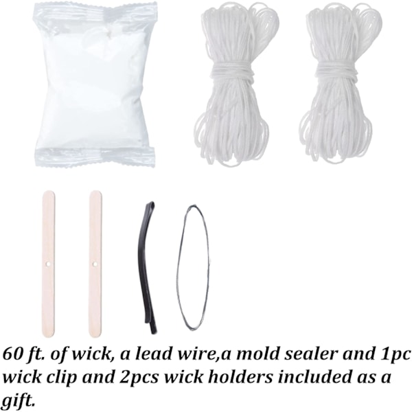 3 stk. Plastik lysforme til lysfremstilling - Inkluderet Pillar Molds(3pcs)