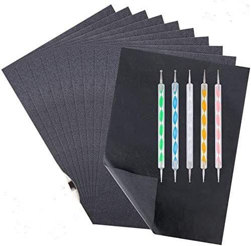 100 ark kulstofpapir, A4 grafitpapir overførselspapir, kulstofpapir