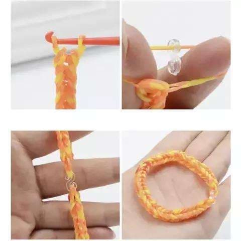 DIY - Loom Bands - 1500 kpl - Kuminauhasetti - multifärg multicolor