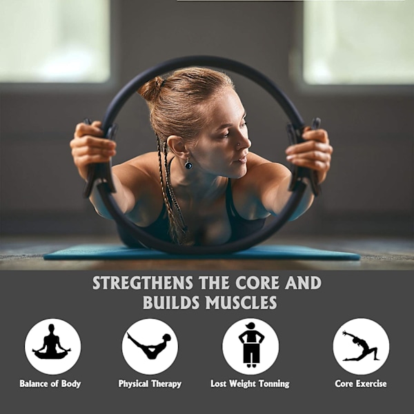 Pilates-rengas - Magic Fitness Circle, särkymätön joogarengas