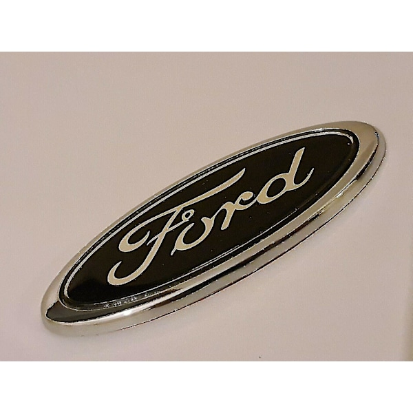 Ford Svart Oval 150mm X 60mm Emblem Fram Baklucka Focus Mondeo Transit