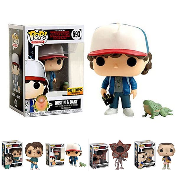 KZQ-Stranger Things Vinyl Actionfigur Dukker Leker Julegave Barn 593#