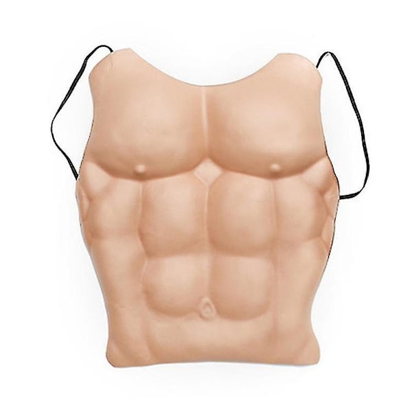 Falske Brystmuskler Mage Six Pack Abs Festdrakter Rollespill Morsomt