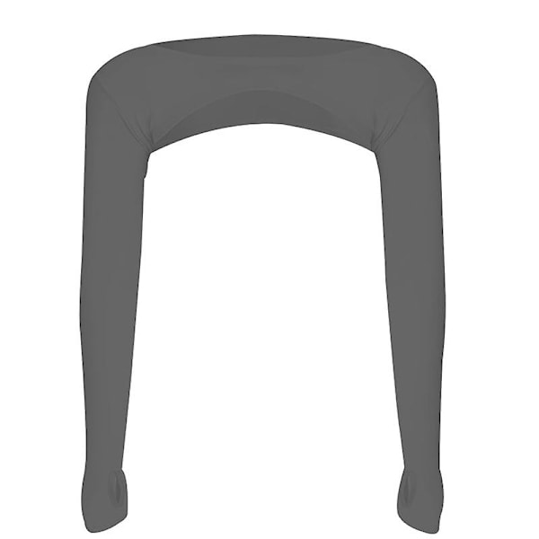 Sommar Ultratunn Sjal Ärm Ihålig Skydd Solskydd Anti UV Is Skydd Utomhus Sport Ärm - Perfet{HH} Dark Grey