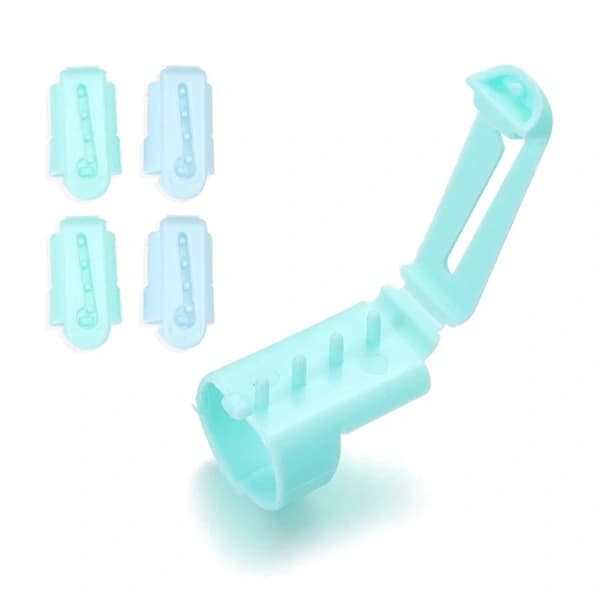 4 st Garn Guide Fingerhållare Stickning Fingerborg Verktyg Plast Garn Guide Separerade Garner