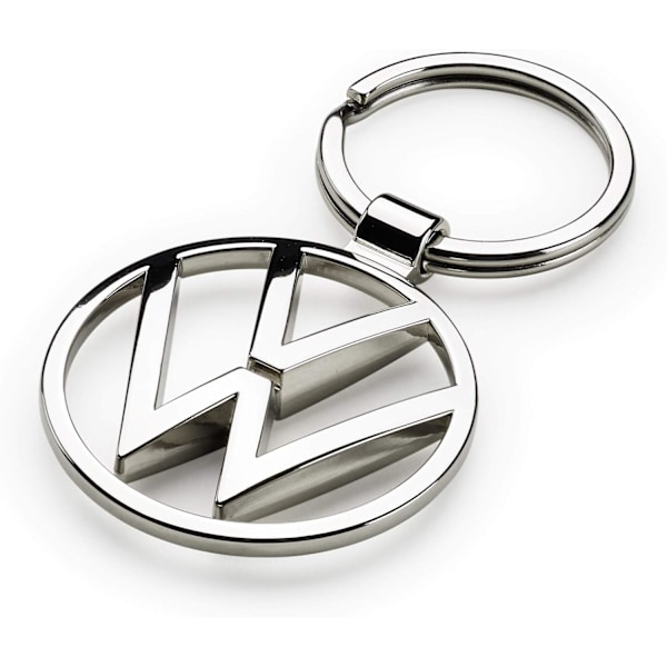 Volkswagen 000087010BN Nøglering VW Nøglering i Metal Sølv{hh]