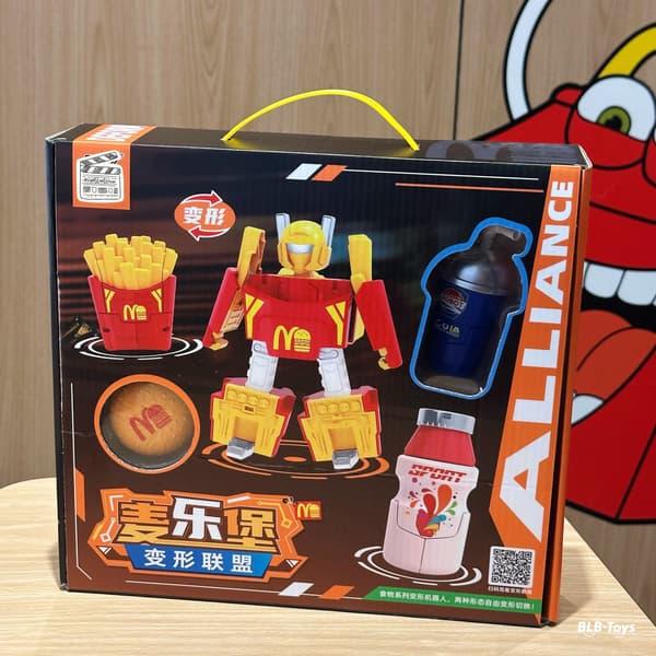 Transformerende Matroboter - Bli Burger, Pommes Frites & Iskrem! | Morsom Transformers-leke for Barn Cola