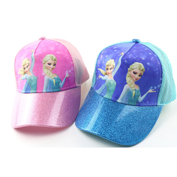 Hattu lasten kesän aurinkosuoja verkkokangas hattu sarjakuvatyttö prinsessa keskikokoisille ja suurille lapsille baseball-lippis ulkoilu ankan nokka lippis