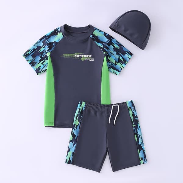 Nytt badetøy for barn, for gutter, gutter og jenter, med sol Straw Shark Size 2XL (110-120cm)