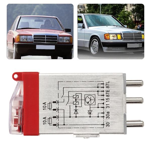 Overbelastningsbeskyttelsesrelæ Stabil Ydelse Holdbar 2015403745 Til R107 R129 W124 W126 W201 LONG