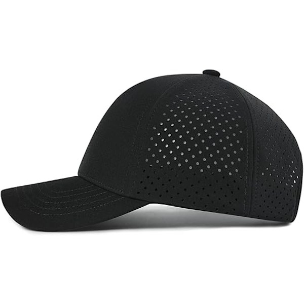 Herrar SnabbTorkande Basebollkeps Laser Skuren Mesh Bollkeps Krökt Skärm Snapback Hatt