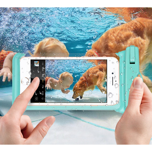 6.5'' Universelt Vanntett Mobiltelefonveske, IPX8 Vanntett Mobiltelefonveske Vann