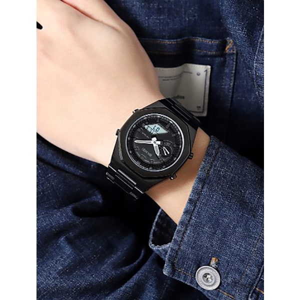 Digitalt quartz armbåndsur til mænd