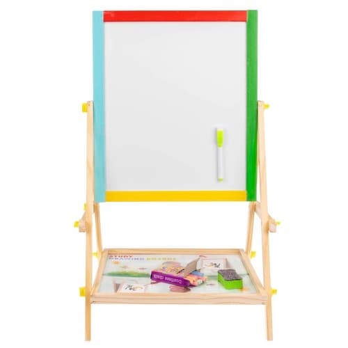 Whiteboard/Blackboard for barn - Dobbeltsidig 1700
