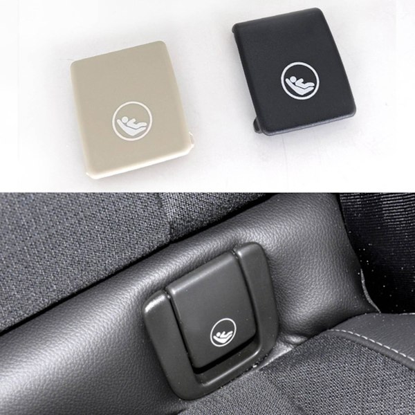 ISOFIX barnstols skydd, baksäte, Volvo V60 V90 XC40 XC60 S60 S90, svart{HH}