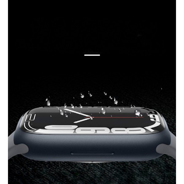 [3-pack] Skydd för Apple Watch 41mm Skärmskydd iWatch Serie 7 Tillbehör Flexibel Full Täckning Klar TPU Film