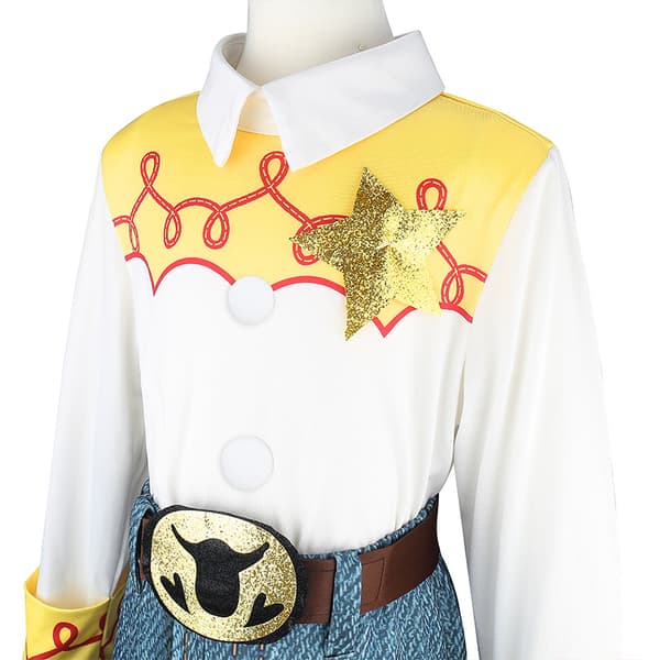 Toy Story Jessie -asu lapsille vyöllä D1625 (Top + Pants + Belt) 100cm
