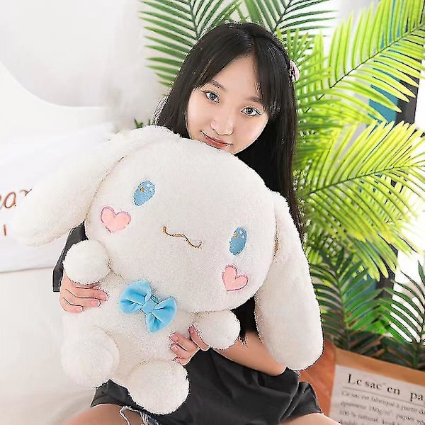 Sanrio Kawaii Cinnamoroll Anime Hund Plysj Leke Putepute Kosedyr Komfortabel Myk Peluche Dukker Barn Bursdag Julegave Leke 60cm