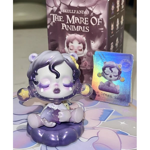 POP MART DIMOO Skjelett Panda Prinsesse Samleobjekt Blind Box Tilfeldige Figurer{hh} 1